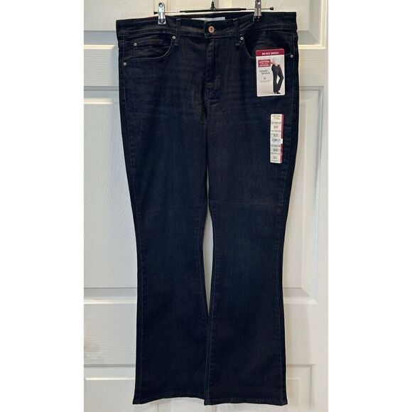Signature By Levi & Strauss Simply Stretch Mid Rise Bootcut Jeans - Picture 1 of 8